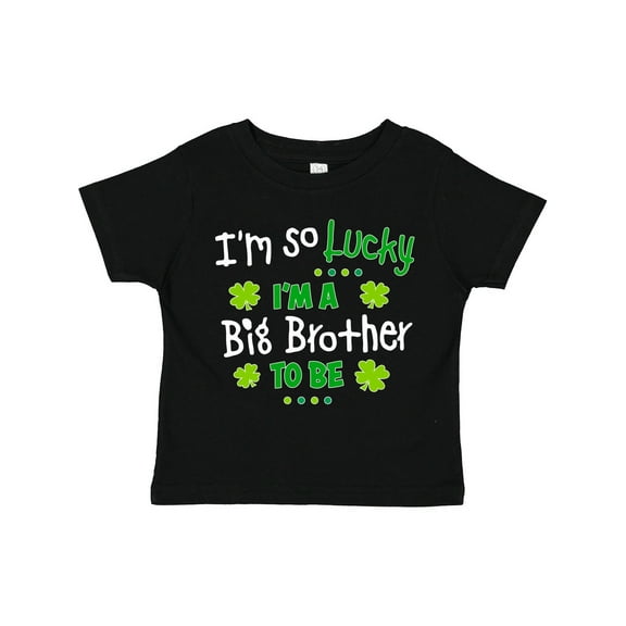 Inktastic Im So Lucky Im a Big Brother to Be Boys Toddler T-Shirt