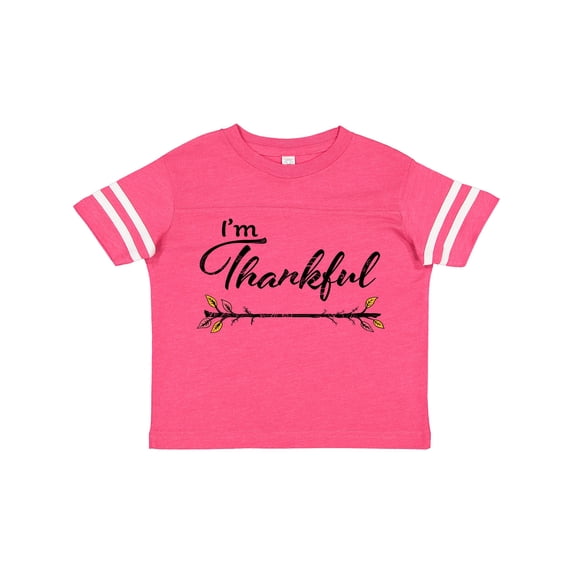 Inktastic Im Thankful Thanksgiving with Autumn Branch Boys or Girls Toddler T-Shirt