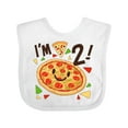 thumbnail image 1 of Inktastic Im Two Pizza Birthday Party Boys or Girls Baby Bib, 1 of 4