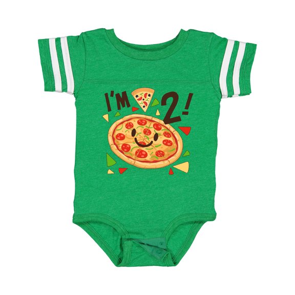 Inktastic Im Two Pizza Birthday Party Boys or Girls Baby Bodysuit