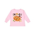 thumbnail image 1 of Inktastic Im Two Pizza Birthday Party Boys or Girls Long Sleeve Toddler T-Shirt, 1 of 5