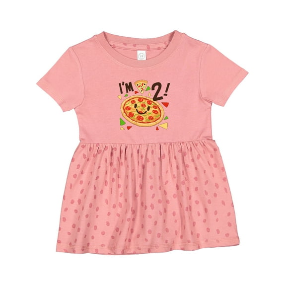 Inktastic Im Two Pizza Birthday Party Girls Baby Dress