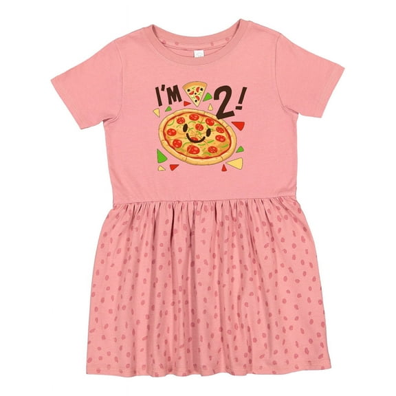 Inktastic Im Two Pizza Birthday Party Girls Toddler Dress