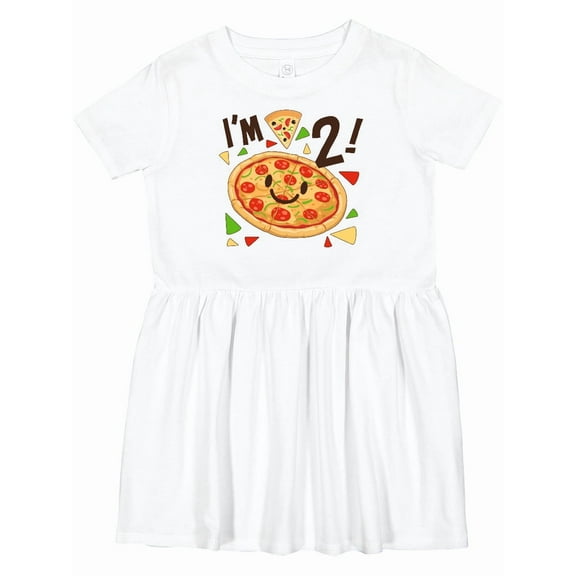 Inktastic Im Two Pizza Birthday Party Girls Toddler Dress