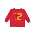 thumbnail image 1 of Inktastic Im Two Second Birthday Basketball Boys or Girls Long Sleeve Toddler T-Shirt, 1 of 5