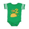 thumbnail image 1 of Inktastic Im Two- taco birthday party Boys or Girls Baby Bodysuit, 1 of 5