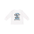 thumbnail image 1 of Inktastic Im Your Fathers Day Gift Mom Says Youre Welcome Boys or Girls Long Sleeve Toddler T-Shirt, 1 of 5
