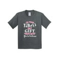 thumbnail image 1 of Inktastic Im Your Fathers Day Mom Says Youre Welcome in Pink Youth T-Shirt, 1 of 5