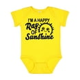thumbnail image 1 of Inktastic Im a Happy Ray of Sunshine with Happy Sun Boys or Girls Baby Bodysuit, 1 of 5
