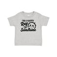 thumbnail image 1 of Inktastic Im a Happy Ray of Sunshine with Happy Sun Boys or Girls Baby T-Shirt, 1 of 5