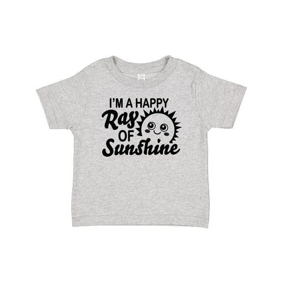 Inktastic Im a Happy Ray of Sunshine with Happy Sun Boys or Girls Baby T-Shirt
