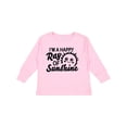 thumbnail image 1 of Inktastic Im a Happy Ray of Sunshine with Happy Sun Boys or Girls Long Sleeve Toddler T-Shirt, 1 of 5