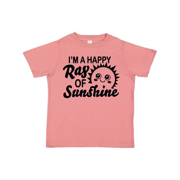 Inktastic Im a Happy Ray of Sunshine with Happy Sun Boys or Girls Toddler T-Shirt