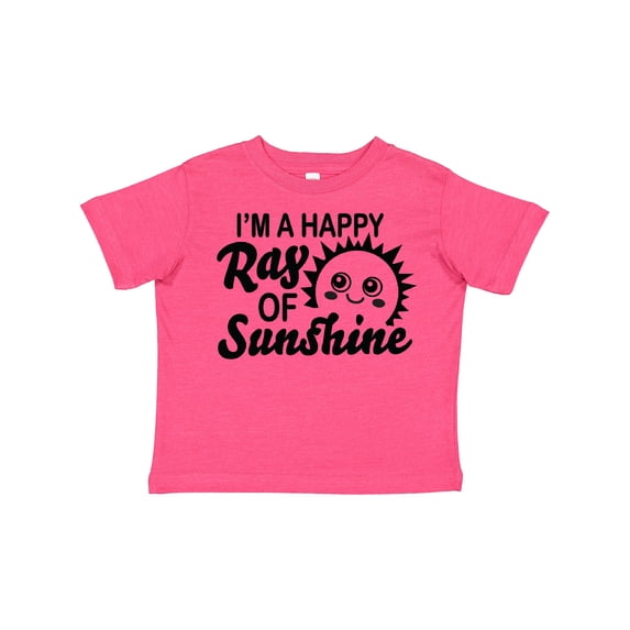 Inktastic Im a Happy Ray of Sunshine with Happy Sun Boys or Girls Toddler T-Shirt