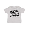 thumbnail image 1 of Inktastic Im a Happy Ray of Sunshine with Happy Sun Boys or Girls Toddler T-Shirt, 1 of 5