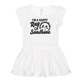 thumbnail image 1 of Inktastic Im a Happy Ray of Sunshine with Happy Sun Girls Baby Dress, 1 of 5