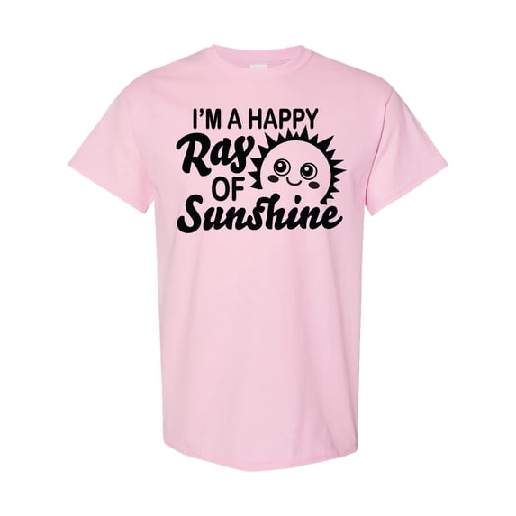 Inktastic Im a Happy Ray of Sunshine with Happy Sun T-Shirt