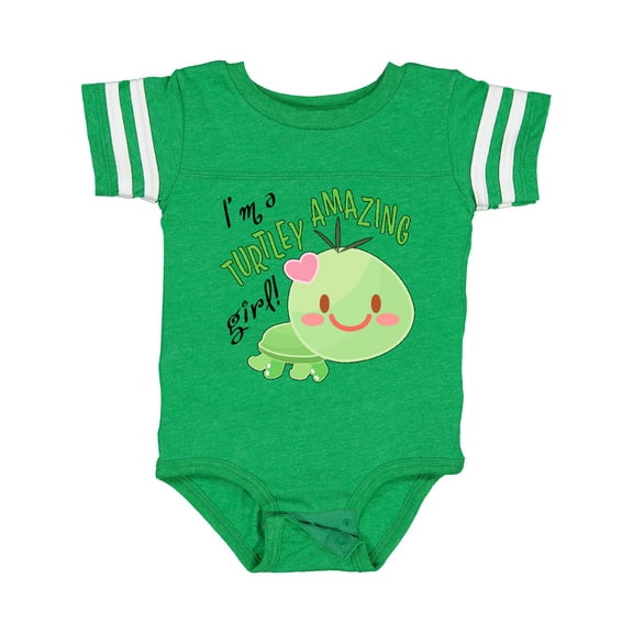 Inktastic Im a Turtle-ly Amazing Girl Cute Turtle Girls Baby Bodysuit