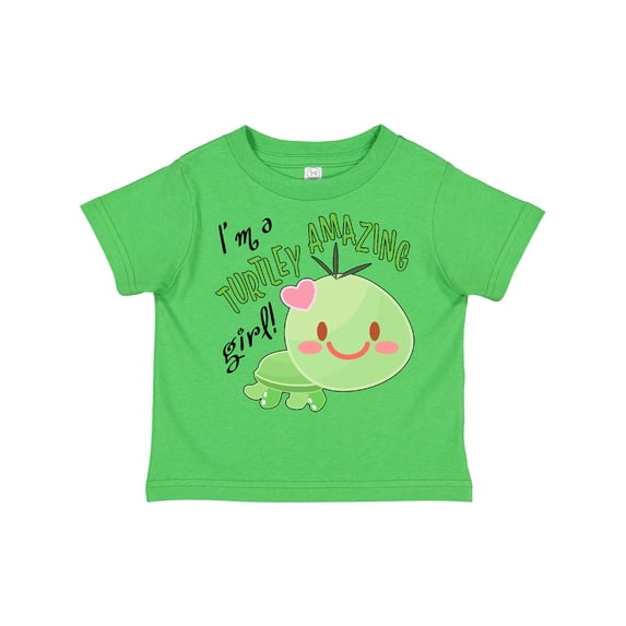 Inktastic Im a Turtle-ly Amazing Girl- Cute Turtle Girls Toddler T-Shirt