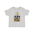 thumbnail image 1 of Inktastic I'm with a Bunch of Fools with Jester Hat April Fools Day Boys or Girls Baby T-Shirt, 1 of 5