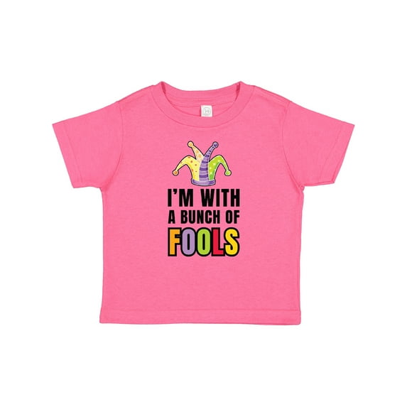 Inktastic I'm with a Bunch of Fools with Jester Hat April Fools Day Boys or Girls Baby T-Shirt