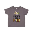 thumbnail image 1 of Inktastic Im with a Bunch of Fools with Jester Hat April Fools Day Boys or Girls Toddler T-Shirt, 1 of 5