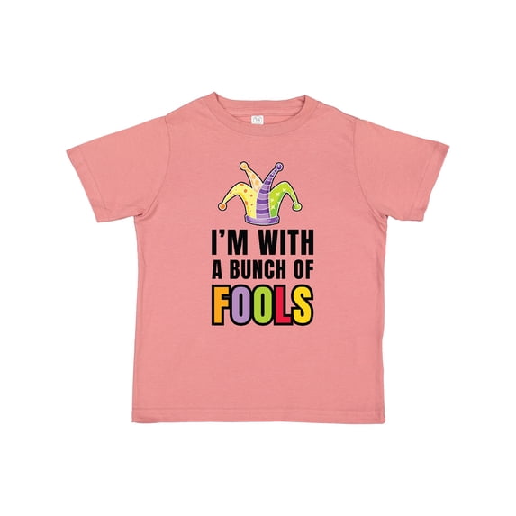 Inktastic Im with a Bunch of Fools with Jester Hat April Fools Day Boys or Girls Toddler T-Shirt