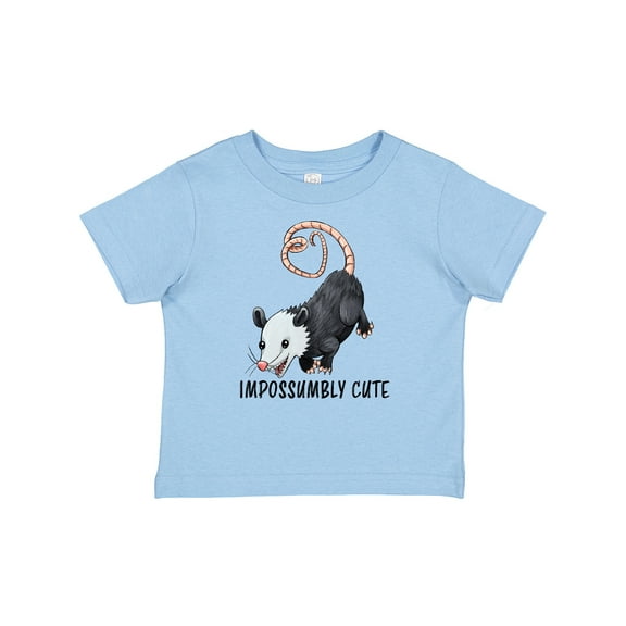 Inktastic Impossumbly Cute Possum Pun Boys or Girls Baby T-Shirt