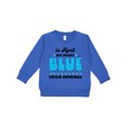 thumbnail image 1 of Inktastic In April We Wear Blue-autism Awareness Toddler Sweatshirt, 1 of 4