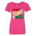 thumbnail image 1 of Inktastic In My Eggnog Era Christmas Holiday Treat Women's T-Shirt, 1 of 5