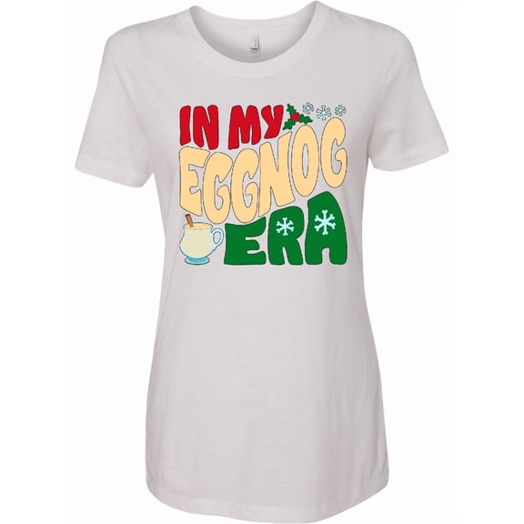 Inktastic In My Eggnog Era Christmas Holiday Treat Women's T-Shirt