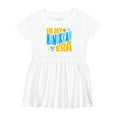 thumbnail image 1 of Inktastic In My Hanukkah Era Girls Baby Dress, 1 of 5