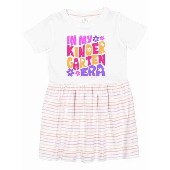 Inktastic In My Kindergarten Era Girls Toddler Dress