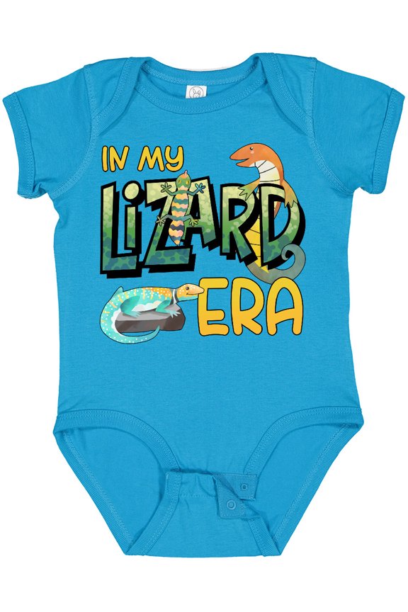 In My Lizard Era Cute Pet Lizards Boys or Girls Baby Bodysuit