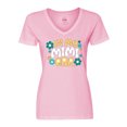 thumbnail image 1 of Inktastic In My Mimi Era Retro with Flowers Women's V-Neck T-Shirt, 1 of 5