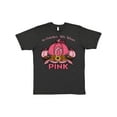 thumbnail image 1 of Inktastic In October We Wear Pink with Ribbon and Pink Pumpkins T-Shirt, 1 of 5