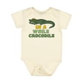 thumbnail image 1 of Inktastic In a While Crocodile with Cool Green Crock in Sunglasses Boys or Girls Baby Bodysuit, 1 of 5