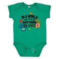 thumbnail image 1 of Inktastic In a World You Can Be Anything Be Kind Autism Awareness Boys or Girls Baby Bodysuit, 1 of 5