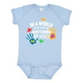 thumbnail image 1 of Inktastic In a World You Can Be Anything Be Kind Autism Awareness Boys or Girls Baby Bodysuit, 1 of 5