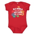thumbnail image 1 of Inktastic In a World You Can Be Anything Be Kind Autism Awareness Boys or Girls Baby Bodysuit, 1 of 5