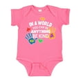 thumbnail image 1 of Inktastic In a World You Can Be Anything Be Kind Autism Awareness Boys or Girls Baby Bodysuit, 1 of 5