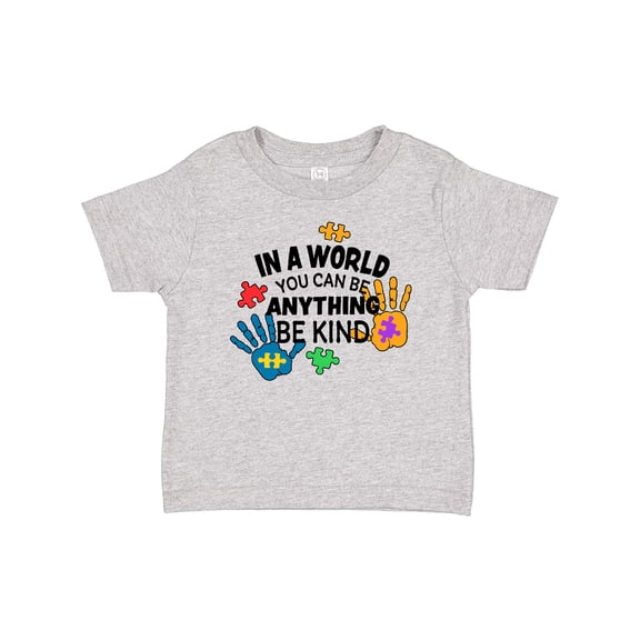 Inktastic In a World You Can Be Anything Be Kind Autism Awareness Boys or Girls Baby T-Shirt