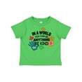 thumbnail image 1 of Inktastic In a World You Can Be Anything Be Kind Autism Awareness Boys or Girls Toddler T-Shirt, 1 of 5