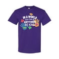 thumbnail image 1 of Inktastic In a World You Can Be Anything Be Kind Autism Awareness T-Shirt, 1 of 5