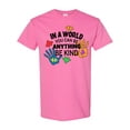 thumbnail image 1 of Inktastic In a World You Can Be Anything Be Kind Autism Awareness T-Shirt, 1 of 5