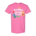 thumbnail image 1 of Inktastic In a World You Can Be Anything Be Kind Autism Awareness T-Shirt, 1 of 5