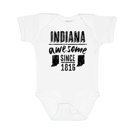 Inktastic Indiana Awesome Since 1816 Boys or Girls Baby Bodysuit