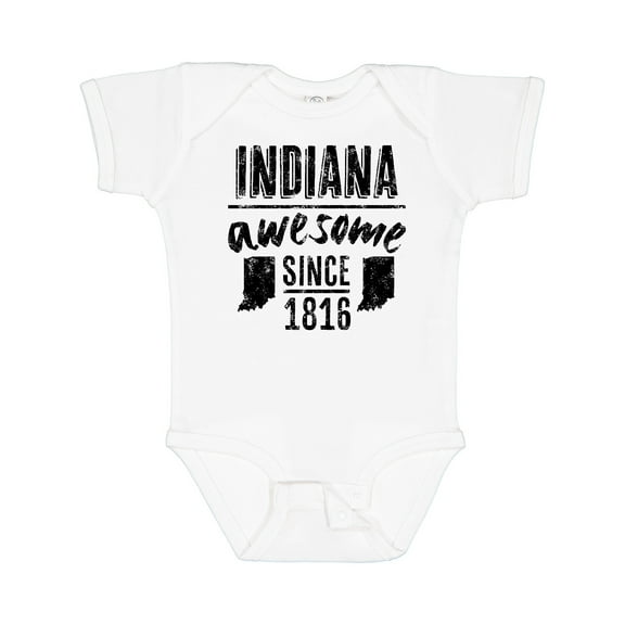 Inktastic Indiana Awesome Since 1816 Boys or Girls Baby Bodysuit