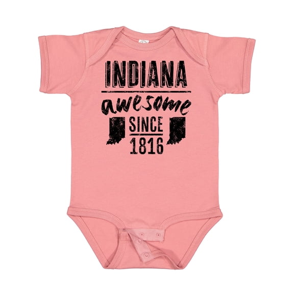 Inktastic Indiana Awesome Since 1816 Boys or Girls Baby Bodysuit