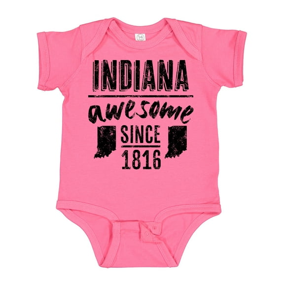 Inktastic Indiana Awesome Since 1816 Boys or Girls Baby Bodysuit